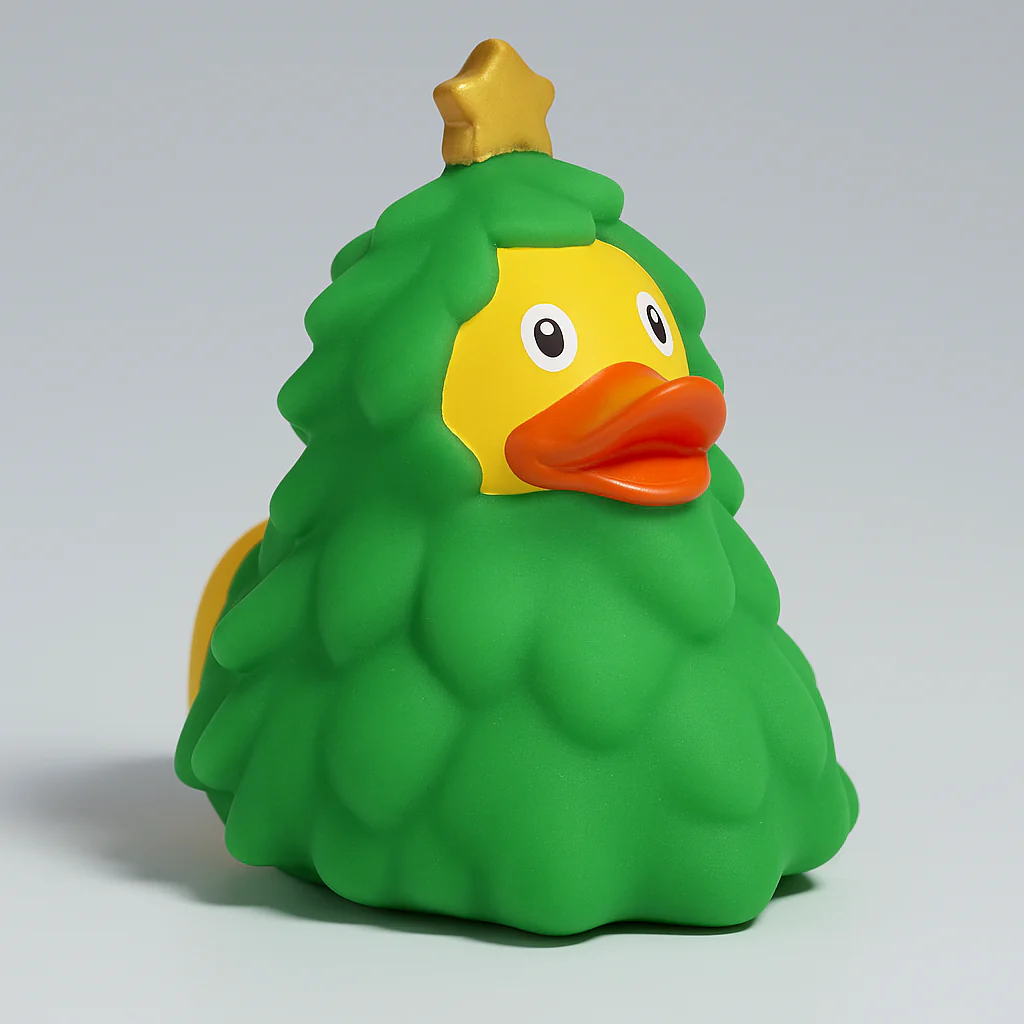Christmas Tree Duck, Green - Image 3