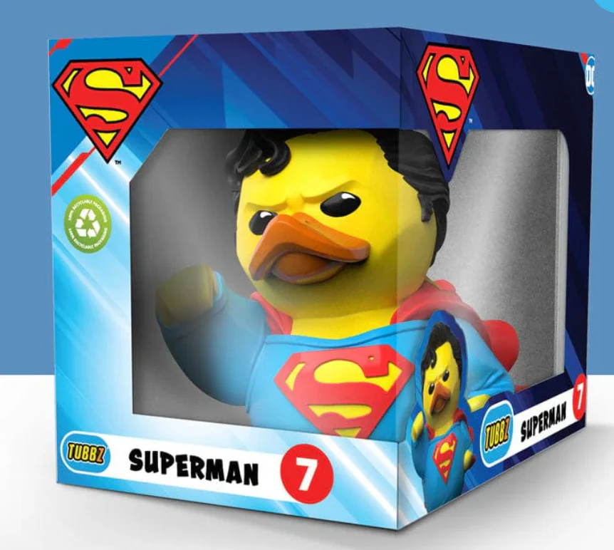DC Comics Superman TUBBZ Cosplaying Duck (Boxed edition)