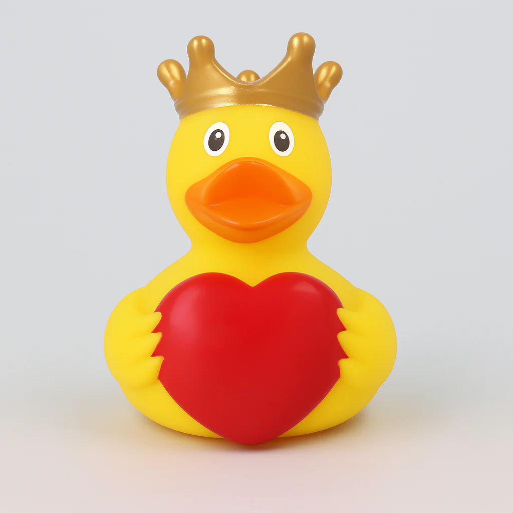 Duck with Greeting Heart - Image 2