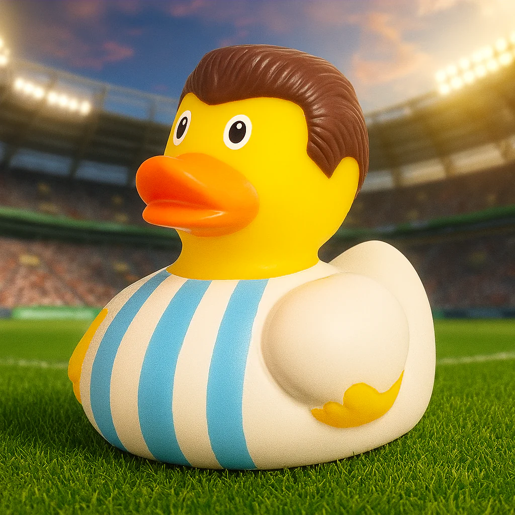 Football Star Duck, White