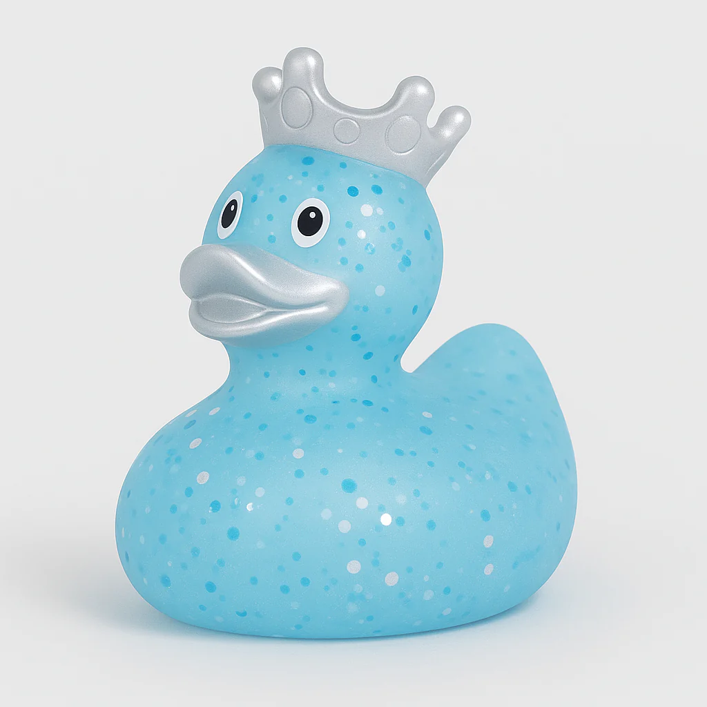 Glitter Crown Duck, Blue - Image 2