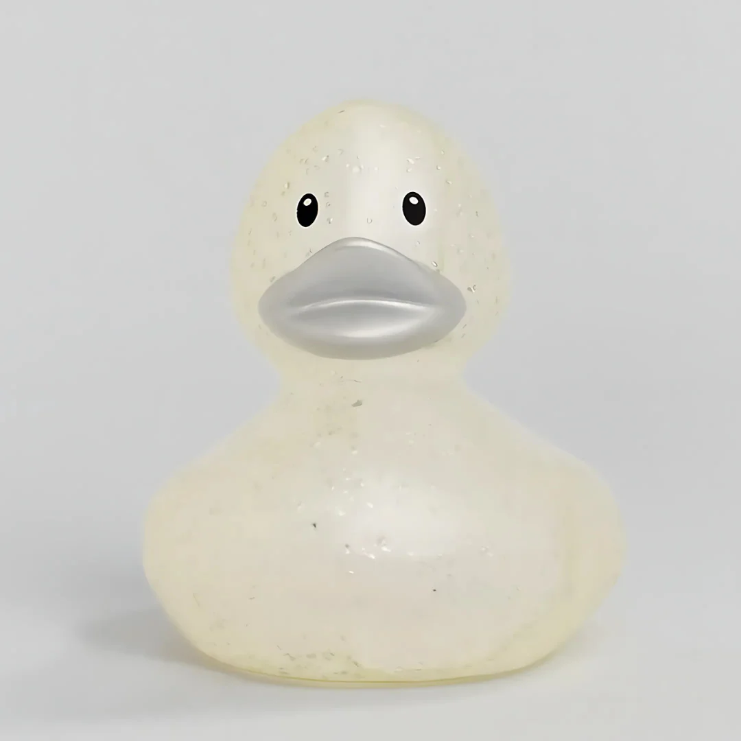 Glitter Duck, Silver - Image 2