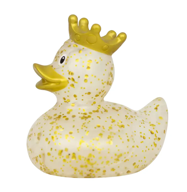 Glitter Duck with Crown, Gold - Image 8