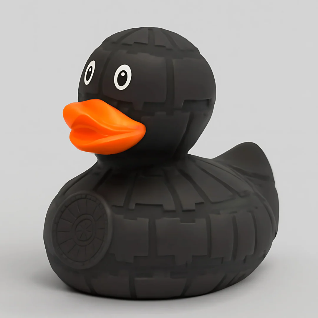 Grey Star Duck
