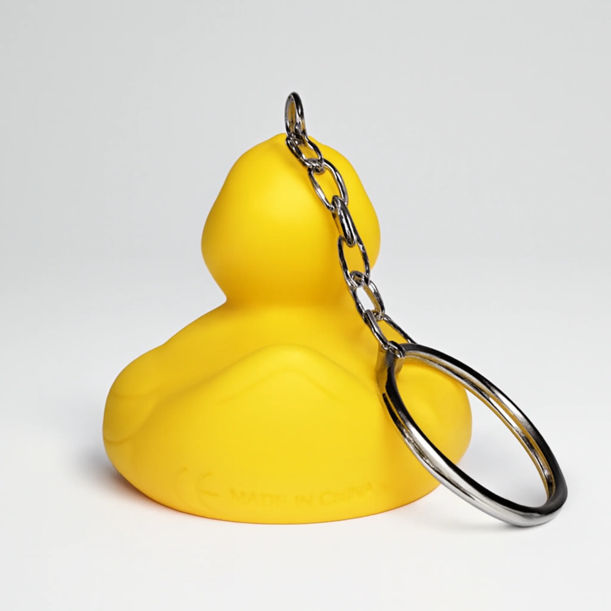 Mini Yellow Rubber Duck Keychain - Image 2