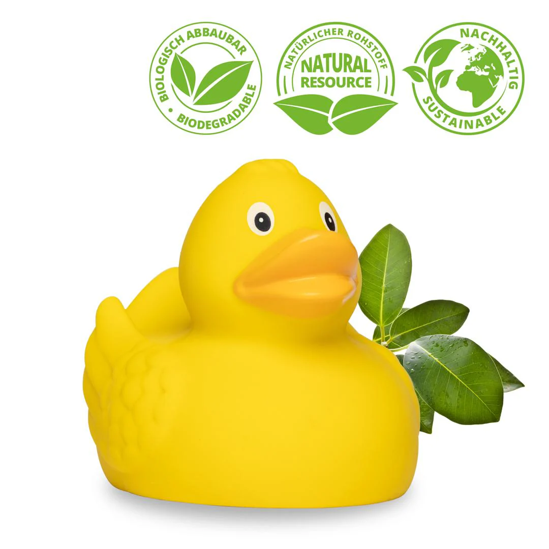 Natural Rubber Duck - Yellow