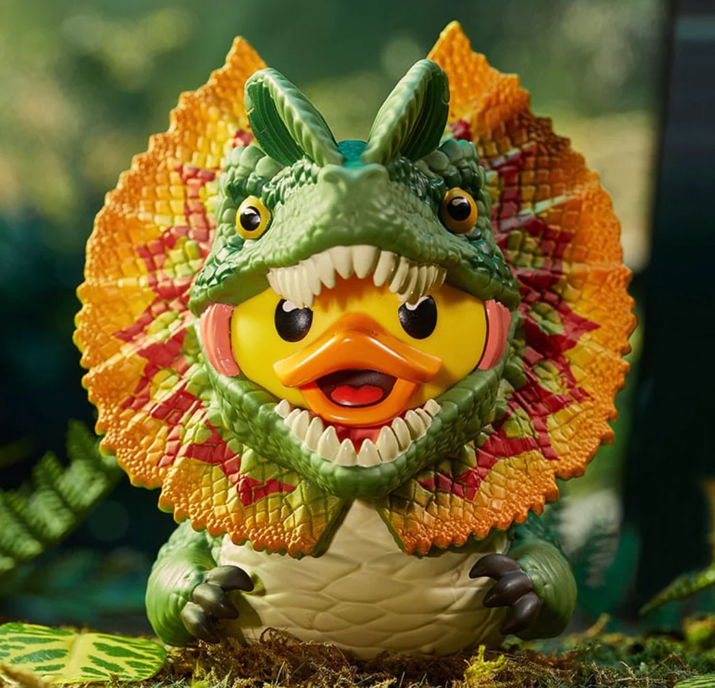 Official Jurassic Park Dilophosaurus TUBBZ Cosplaying Duck Collectible - Image 2